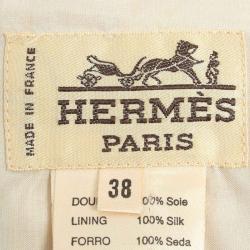 Hermes Multiprint Silk Sleeveless Waistcoat M