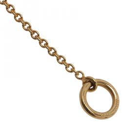 Hermes Farandole Yellow Gold Lariat Necklace