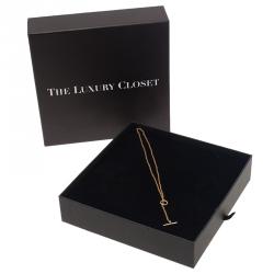 Hermes Farandole Yellow Gold Lariat Necklace