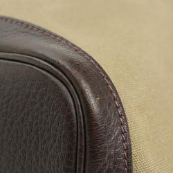 Pre Owned Hermes Bi color Canvas Garden Party Tote Bag