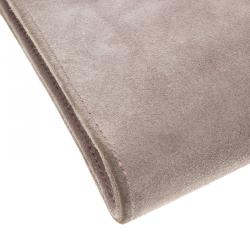 Hermes Lilac Suede Palladium Hardware Kelly Longue Clutch 34cm