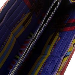 Hermes Rose Jaipur Epsom Leather Azap Silk In Zip Around Wallet