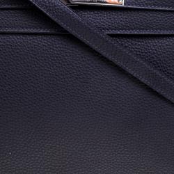 Pre Owned Hermes Graphite Togo Palladium Hardware Kelly Retourne 32 Bag