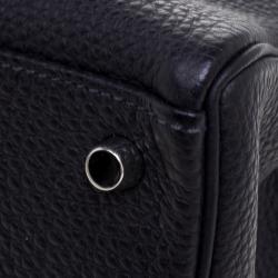 Pre Owned Hermes Graphite Togo Palladium Hardware Kelly Retourne 32 Bag