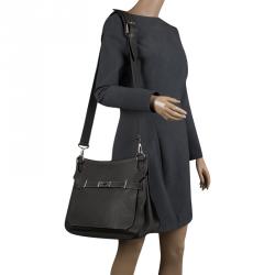 Pre Owned Hermes Vert Gris Taurillon Clemence Leather Jypsiere 37 Bag