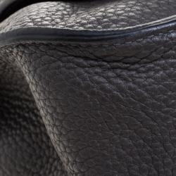 Pre Owned Hermes Vert Gris Taurillon Clemence Leather Jypsiere 37 Bag