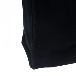Pre Owned Hermes Black Canvas Fourre-Tout Tote GM