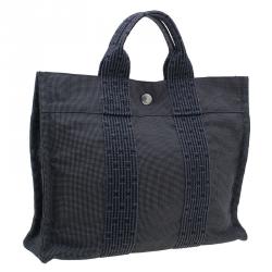 Pre Owned Hermes Grey Herline Tote PM