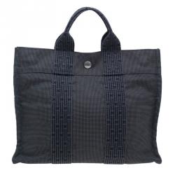 Pre Owned Hermes Grey Herline Tote PM