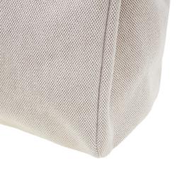HERMES Beige Herbag Cabas GM 2 in 1 Shoulder bag