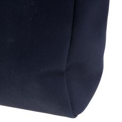 Pre Owned HERMES Navy Blue Herbag Cabas GM 2 in 1 Shoulder bag