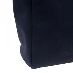 Pre Owned HERMES Navy Blue Herbag Cabas GM 2 in 1 Shoulder bag