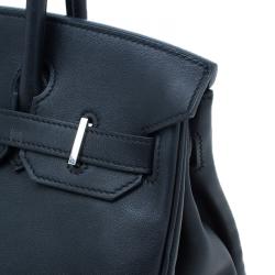 Hermes Black Leather Birkin 30