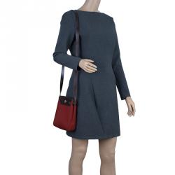 Pre Owned Hermes Orange and Red Herbag TPM Crossbody Bag