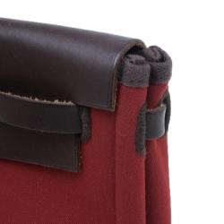 Pre Owned Hermes Orange and Red Herbag TPM Crossbody Bag