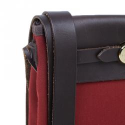 Pre Owned Hermes Orange and Red Herbag TPM Crossbody Bag