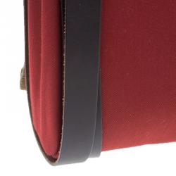 Pre Owned Hermes Orange and Red Herbag TPM Crossbody Bag