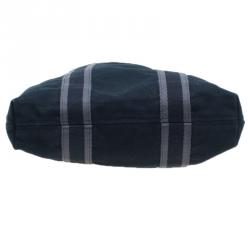 Pre Owned حقيبة يد شوبنج هيرمس فور-تو كانفاس سوداء