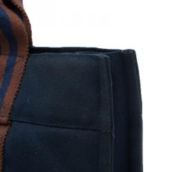 Pre Owned Hermes Navy Blue Fourre-Tout Tote PM