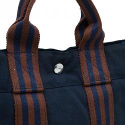 Pre Owned Hermes Navy Blue Fourre-Tout Tote PM