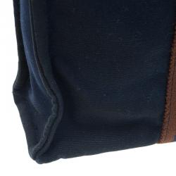Pre Owned Hermes Navy Blue Fourre-Tout Tote PM