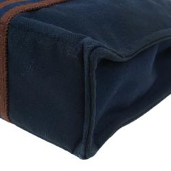 Pre Owned Hermes Navy Blue Fourre-Tout Tote PM