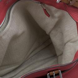 Pre Owned Hermes Rose Lipstick Clemence Leather Marwari PM Bag