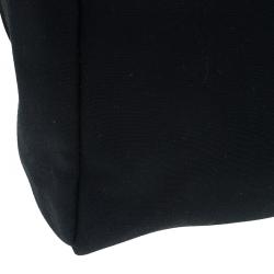 Pre Owned Hermes Black Herbag 2 in 1 tote and handbag Convertible Satchel