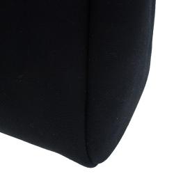 Pre Owned Hermes Black Herbag 2 in 1 tote and handbag Convertible Satchel