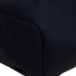 Pre Owned Hermes Black Herbag 2 in 1 tote and handbag Convertible Satchel