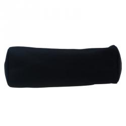 Pre Owned Hermes Beige/Black Canvas and Vache Calfskin Leather 2-in-1 Herbag PM Bag