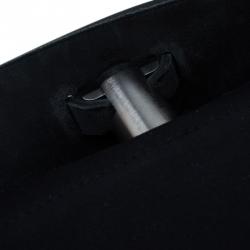 Pre Owned Hermes Beige/Black Canvas and Vache Calfskin Leather 2-in-1 Herbag PM Bag