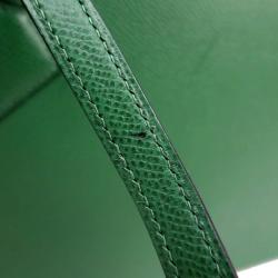 Hermes Vintage Green Courchevel Leather Shoulder Bag