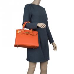 HERMÈS Birkin Orange Bags & Handbags for Women for sale