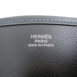 Hermes Ardoise Veau Epsom Leather Evelyne II PM Bag