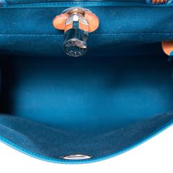 مملوكة مسبقًا Hermes Bi Color Toile Canvas/Vache Leather Herbag Zip 31 Bag