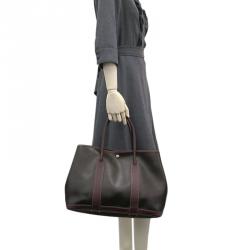 مملوكة مسبقًا Hermes Bi Color Amazonia/Leather Garden Party PM Bag