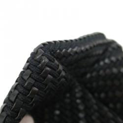 Pre Owned Hermes Black Woven Leather/Polyester Ahmedabad PM Bag