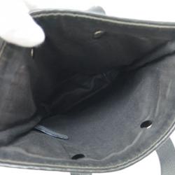 Pre Owned Hermes Black Woven Leather/Polyester Ahmedabad PM Bag