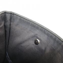 Pre Owned Hermes Black Woven Leather/Polyester Ahmedabad PM Bag