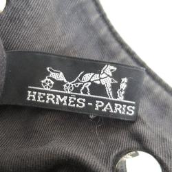 Pre Owned Hermes Black Woven Leather/Polyester Ahmedabad PM Bag