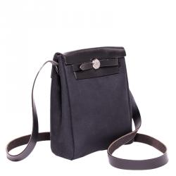 Hermes Beige Canvas Mini Herbag TPM