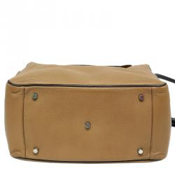 Pre Owned Hermes Brown Clemence Leather Lindy 34 Bag
