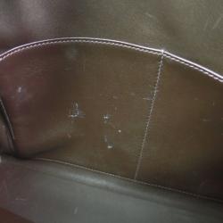 Pre Owned Hermes Ebene Veau Gulliver Leather Gold Hardware Kelly Retourne 32 