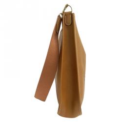 Pre Owned Hermes Brown Clemence Leather Evelyne III GM Bag