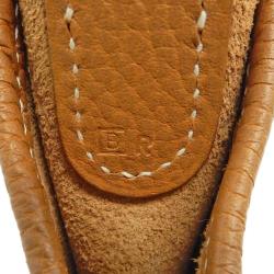 Pre Owned Hermes Brown Clemence Leather Evelyne III GM Bag