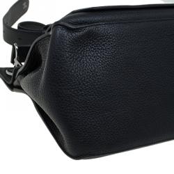 Pre Owned Hermes Black Taurillon Clemence Leather Jypsiere 34 Bag