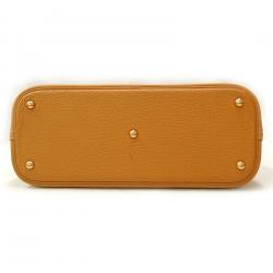 Pre Owned Hermes Gold Taurillon Clemence Leather Bolide 31 Bag