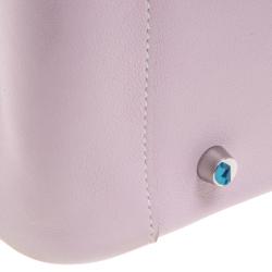 Pre Owned Hermes Pink Swift Leather Palladium Plated Lindy 34 Bag