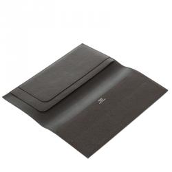 Pre Owned Hermes Cacao Epsom Leather Long Twill Wallet